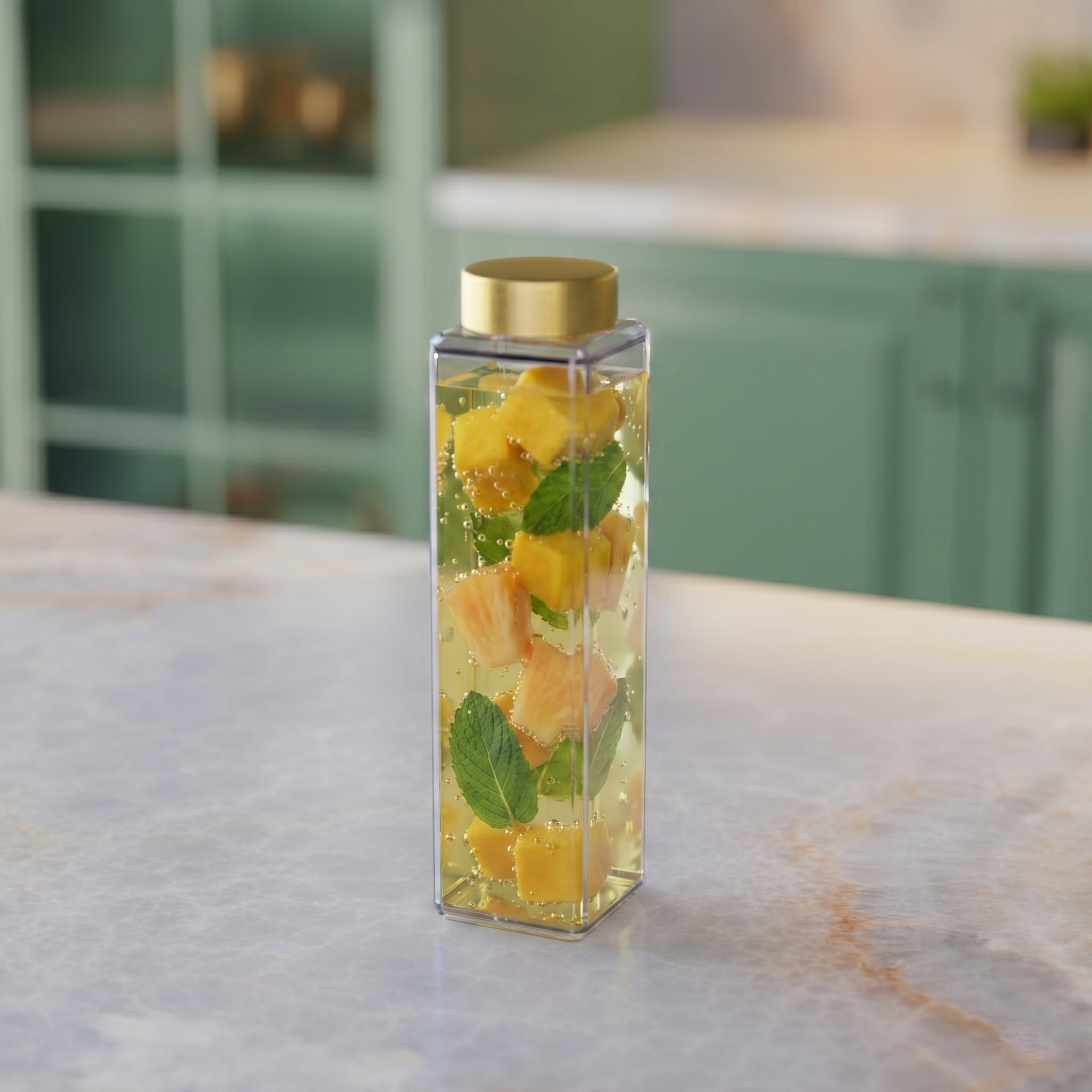 750 ML Snow Glass Water Bottle