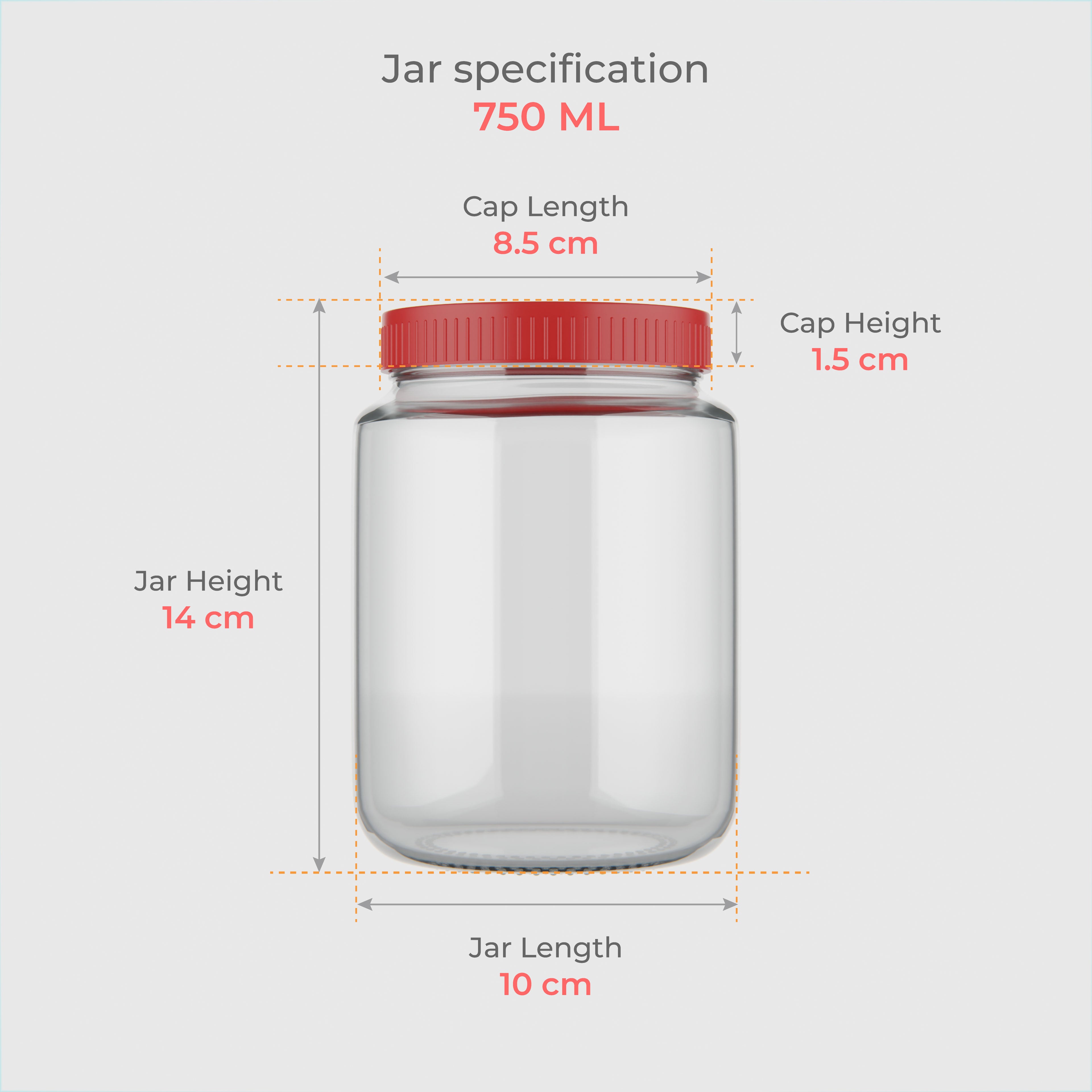 750 ML Multipurpose Containers