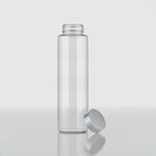 750 ML Glass Water Bottle with Steel & Black Cap