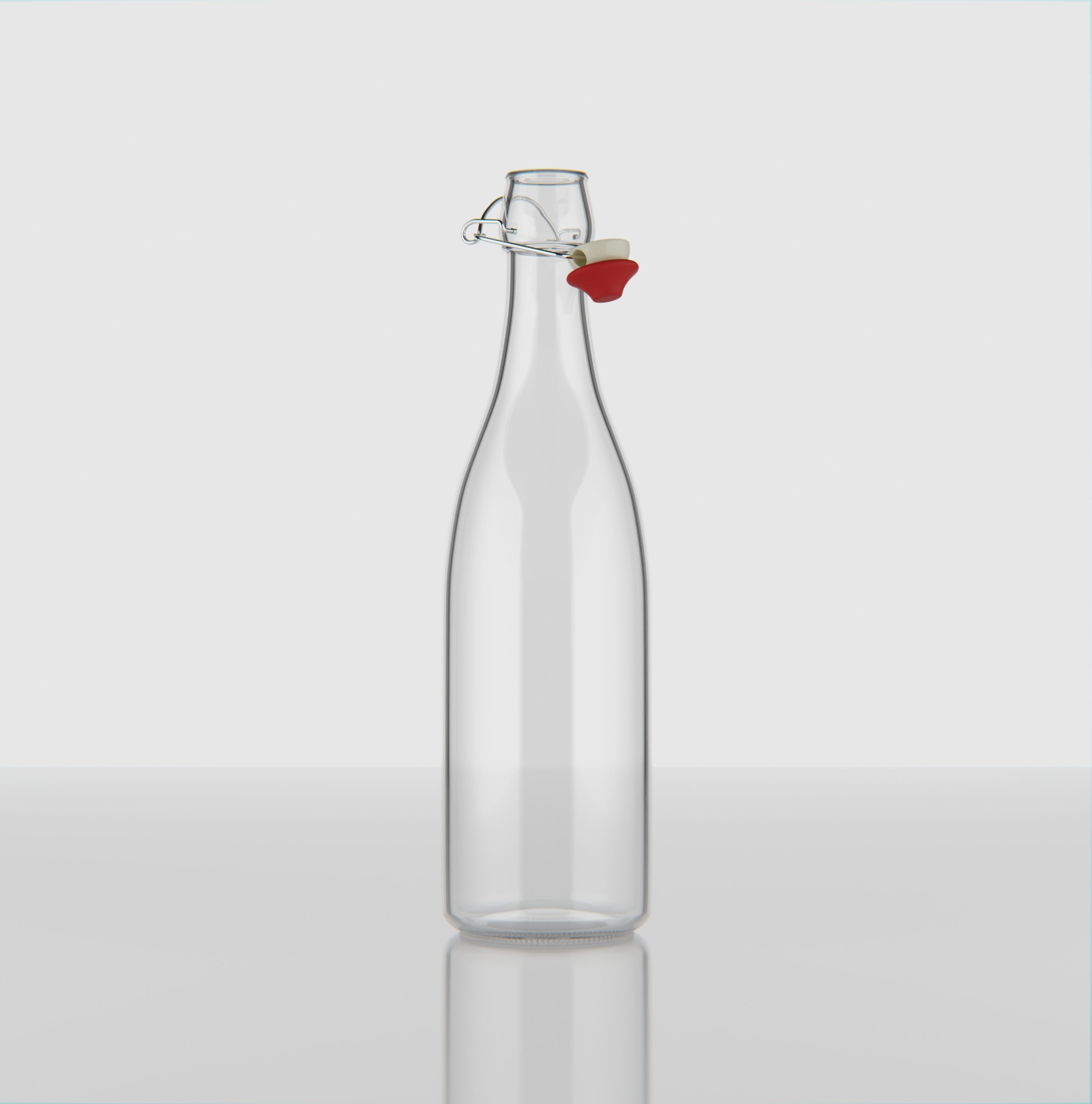 750 ML Clip Lock Glass Bottle