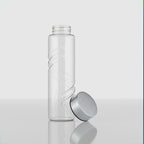 750 ML Twirl Glass Water Bottle with Steel & Black Cap