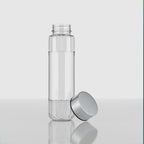 750 ML Crystal Glass Water Bottle with Steel & Black Cap