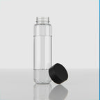 750 ML Crystal Glass Water Bottle with Steel & Black Cap