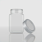 800 ML Cubical Glass Storage Jars