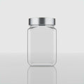800 ML Cubical Glass Storage Jars