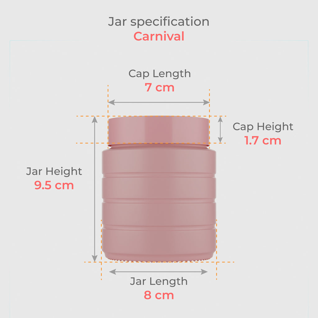 300 ML Pink Carnival Jar