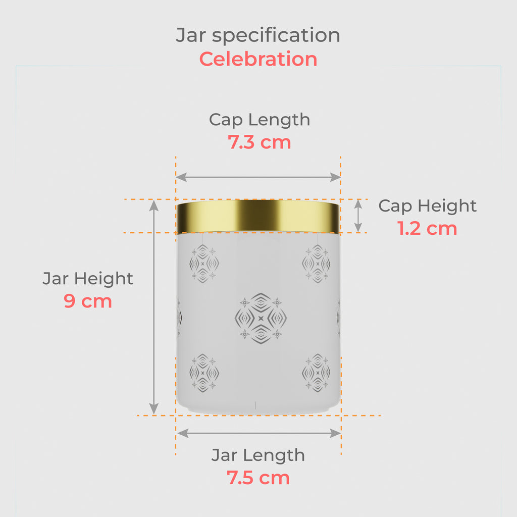 240 ML 8 OZ White Gloria Jar