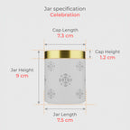 240 ML 8 OZ White Gloria Jar