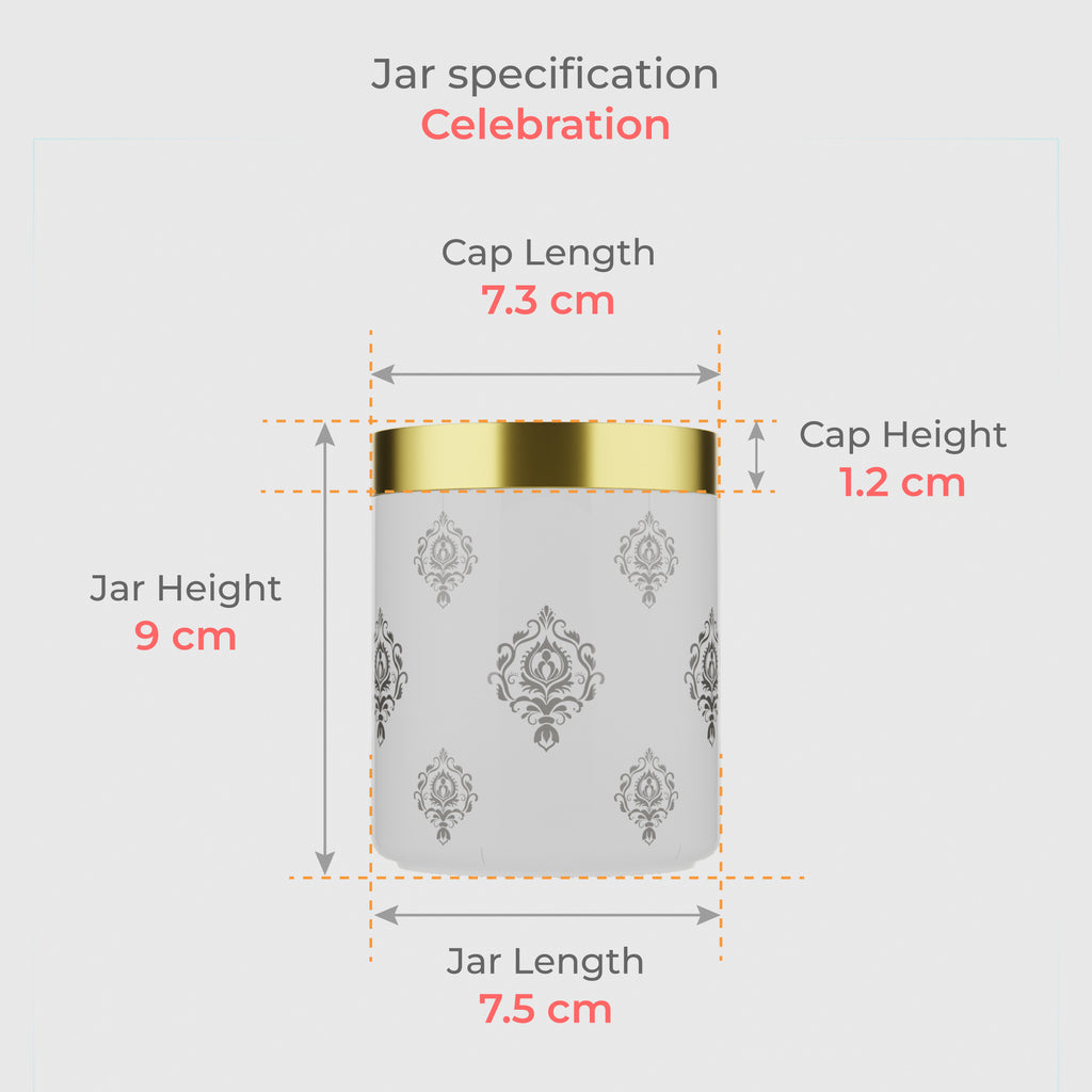 240 ML 8 OZ Royal Celebration Jar