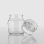 145 ML Clear Glass Jar with Glass Lid
