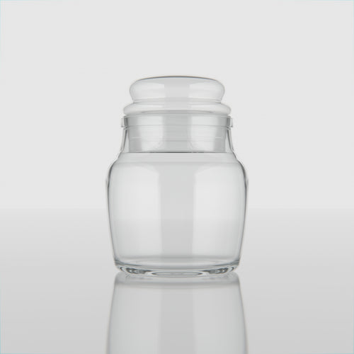 145 ML Clear Glass Jar with Glass Lid
