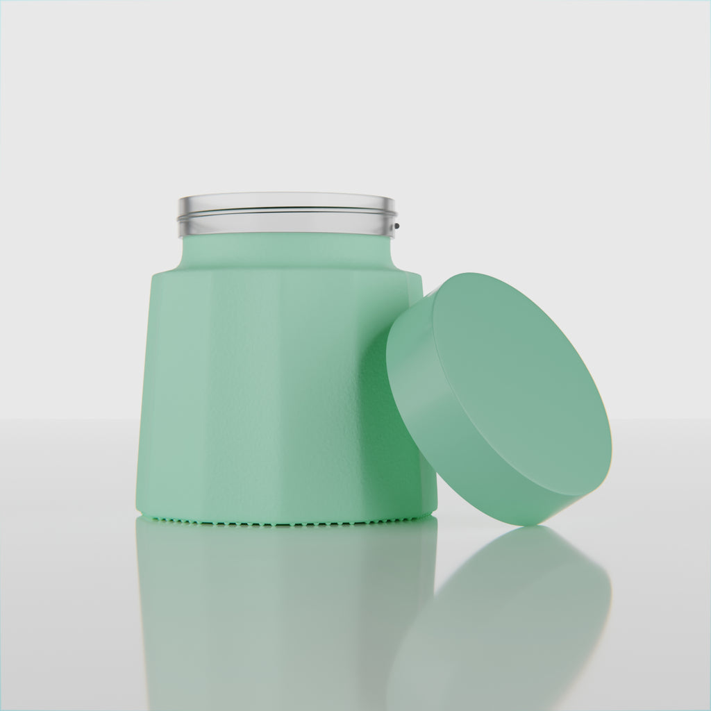300 ML Jubilee Transparent Matte Pista Glass Jar