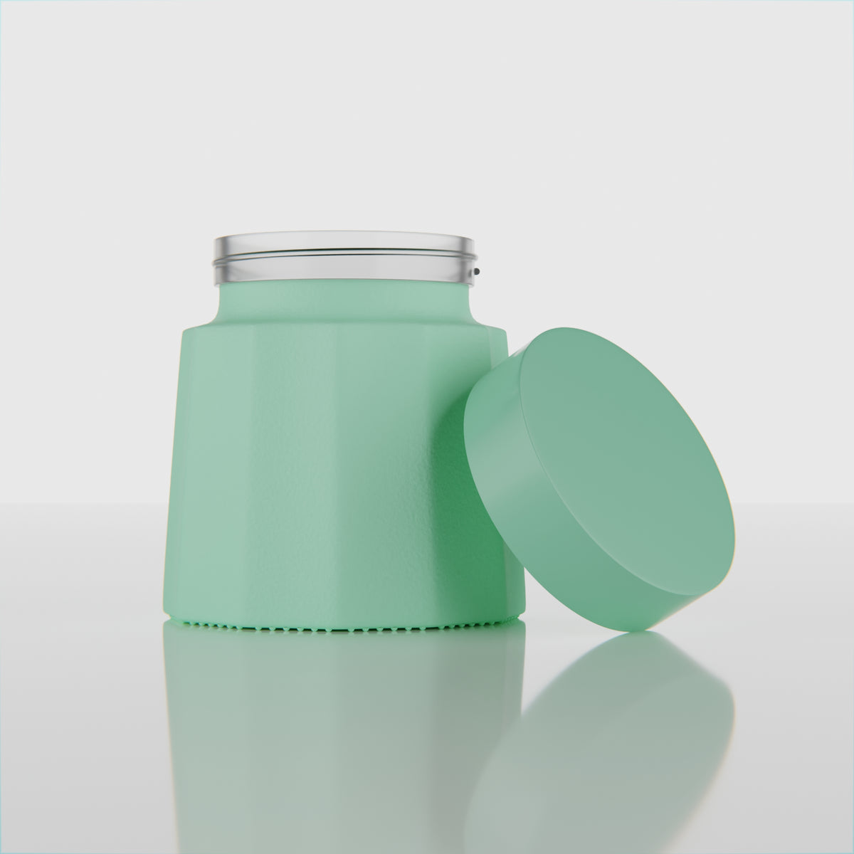 300 ML Jubilee Transparent Matte Pista Glass Jar