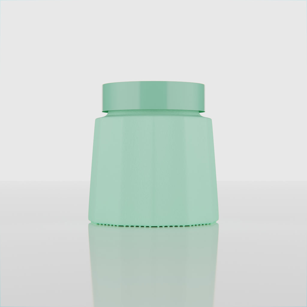 300 ML Jubilee Transparent Matte Pista Glass Jar