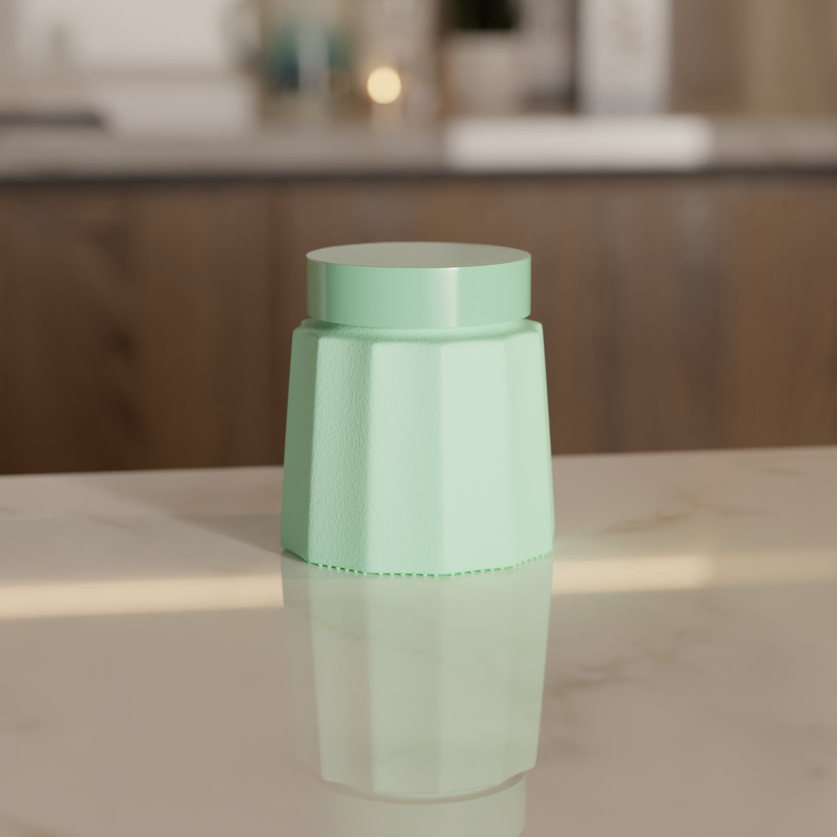300 ML Jubilee Transparent Matte Pista Glass Jar