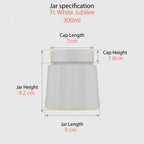 300 ML White Jubilee Decoration Jar