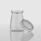 150 ML Clear Glass Jars with Silicone Lid