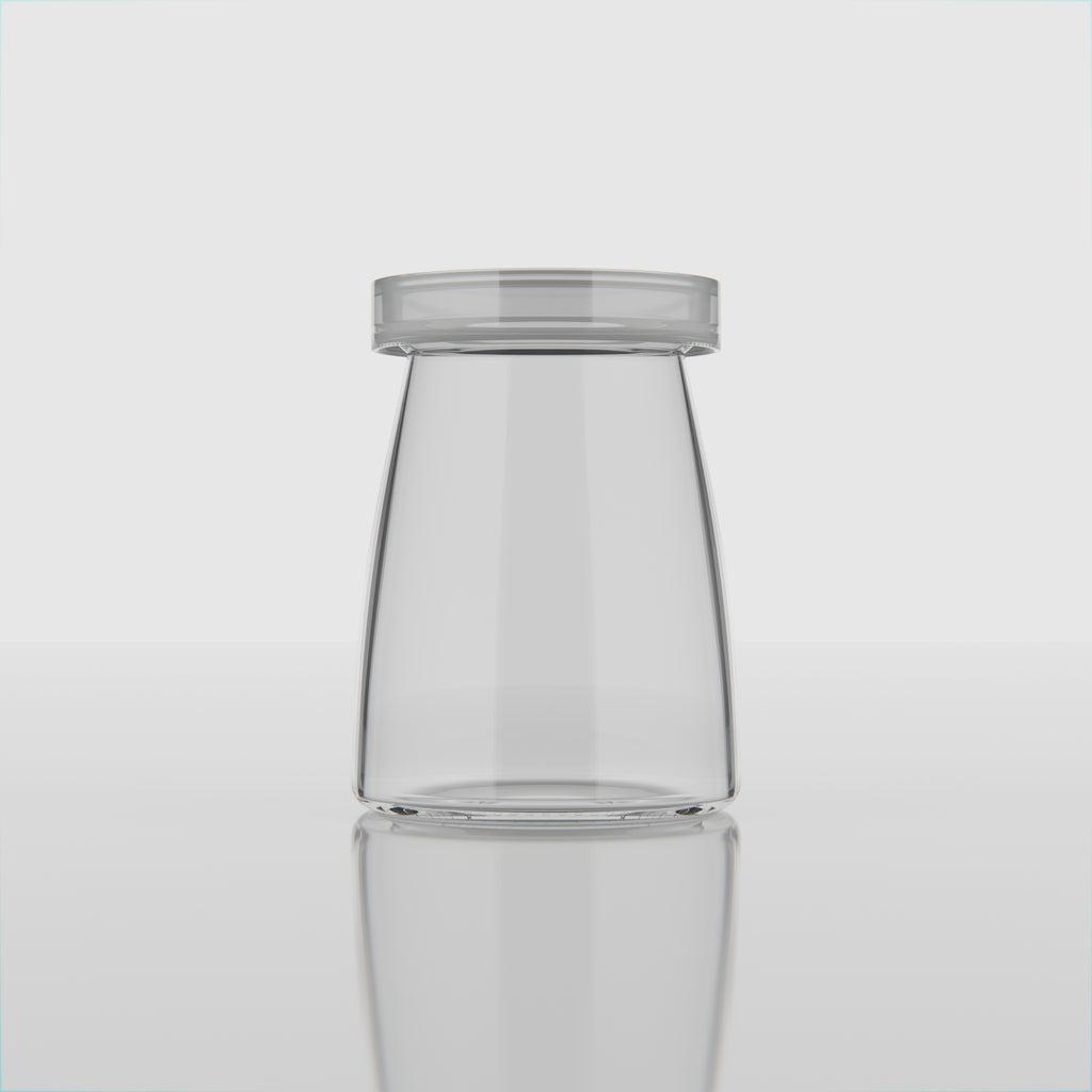 150 ML Clear Glass Jars with Silicone Lid