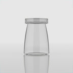 150 ML Clear Glass Jars with Silicone Lid