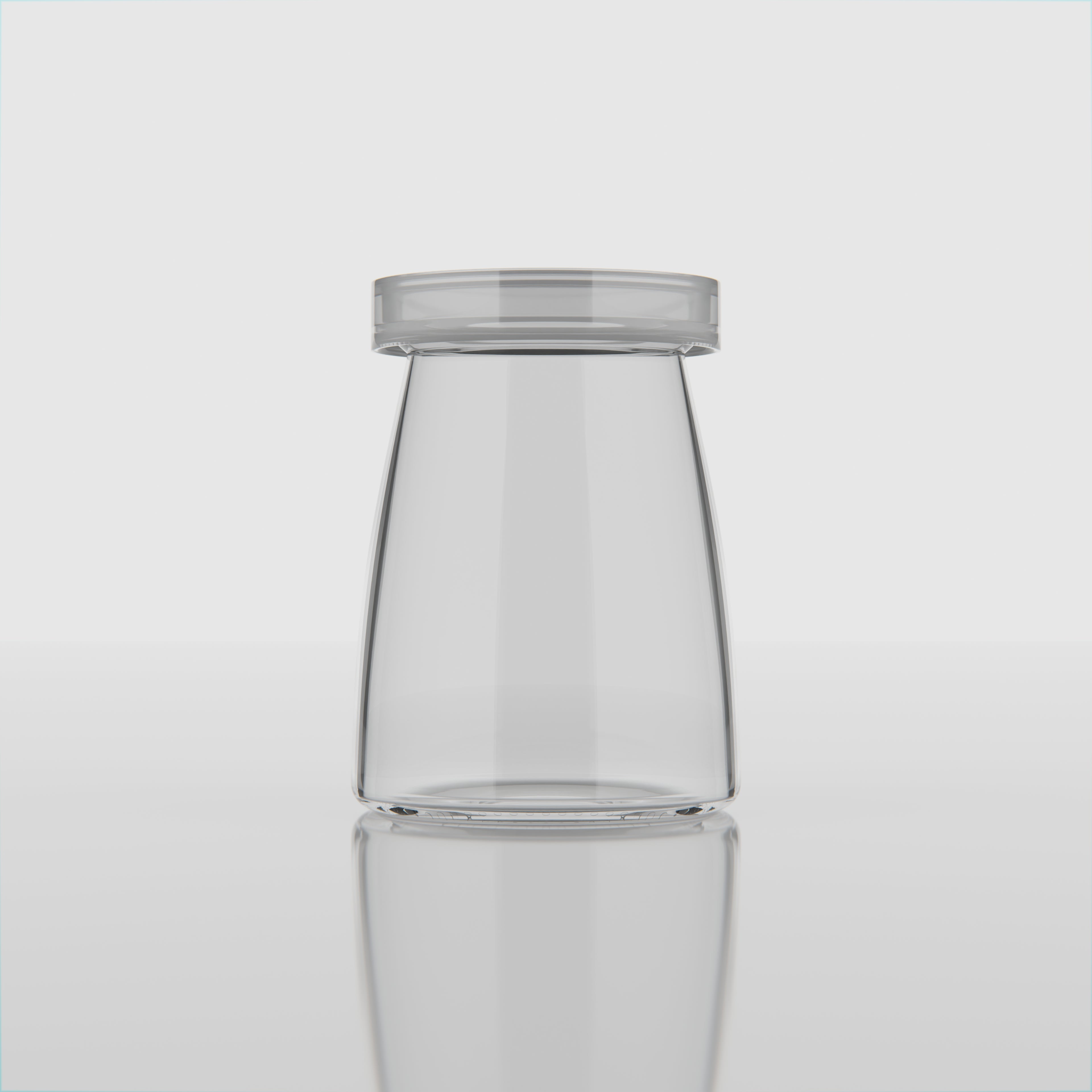 150 ML Clear Glass Jars with Silicone Lid