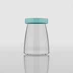 150 ML JUICY Glass Storage Jar with Blue Lid