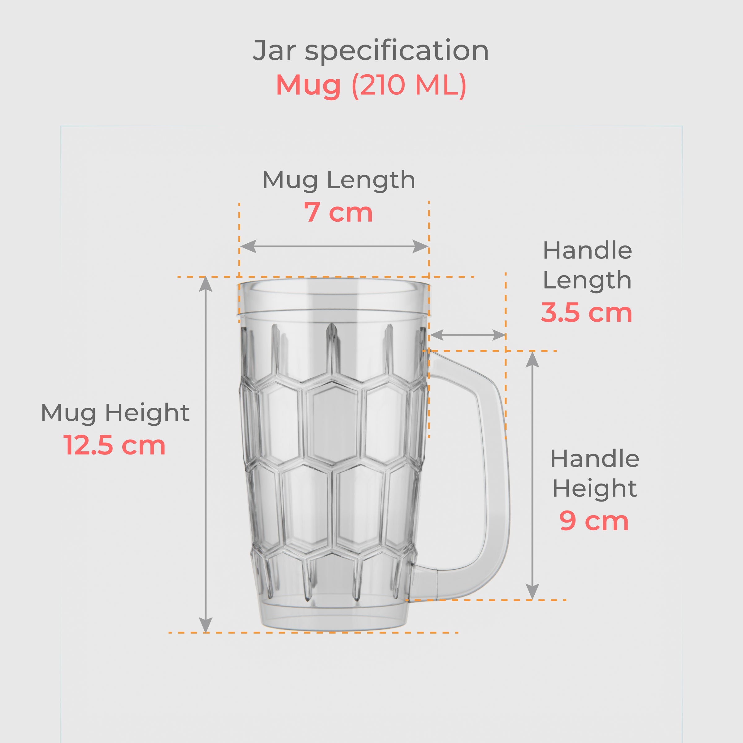 210 ML Glass Mug