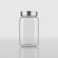 1000 ML Glass Storage Jars with Steel Lid