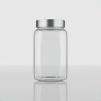 1000 ML Glass Storage Jars with Steel Lid
