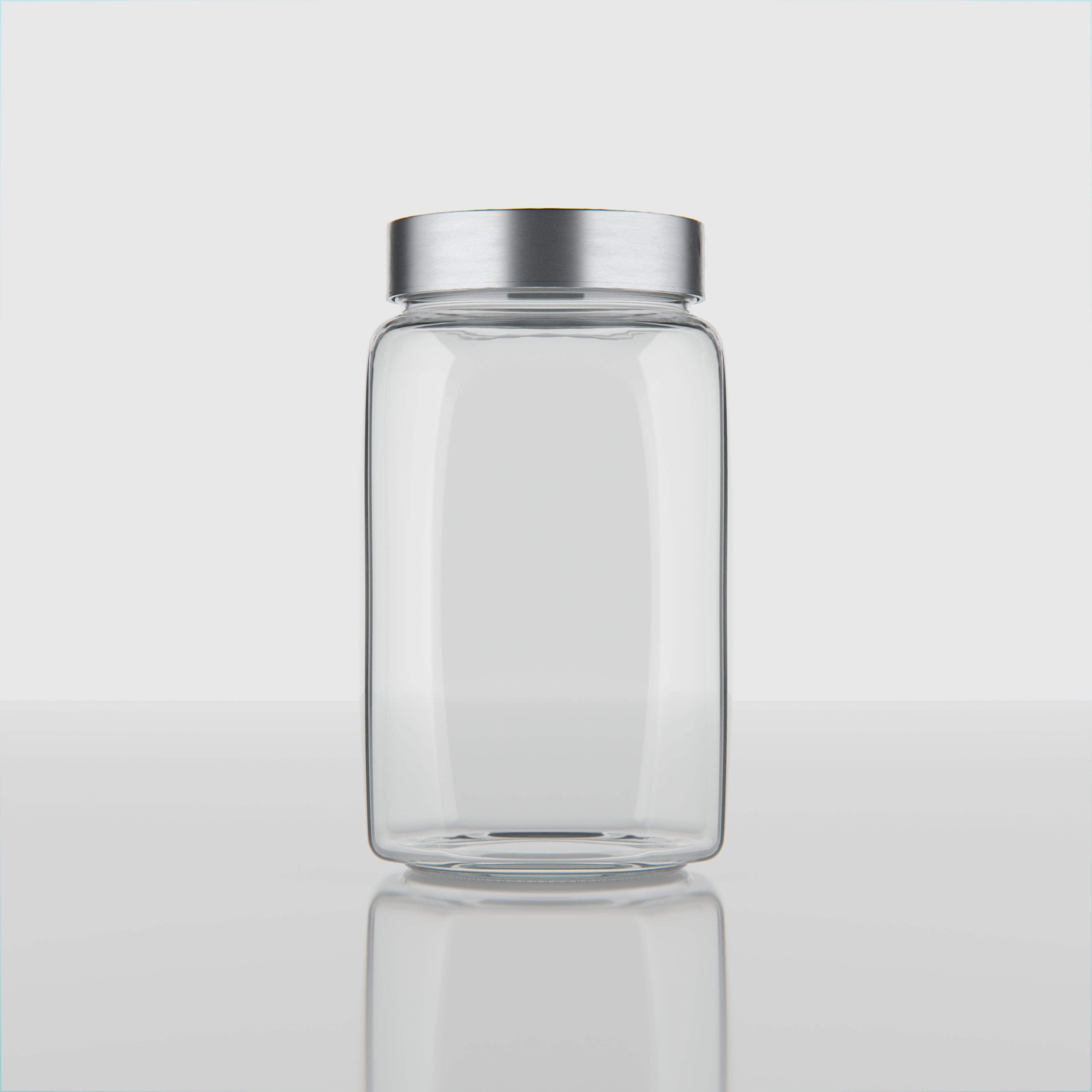 1000 ML Glass Storage Jars with Steel Lid