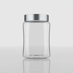 800 ML Glass Storage Jar with Stainless Steel Lid