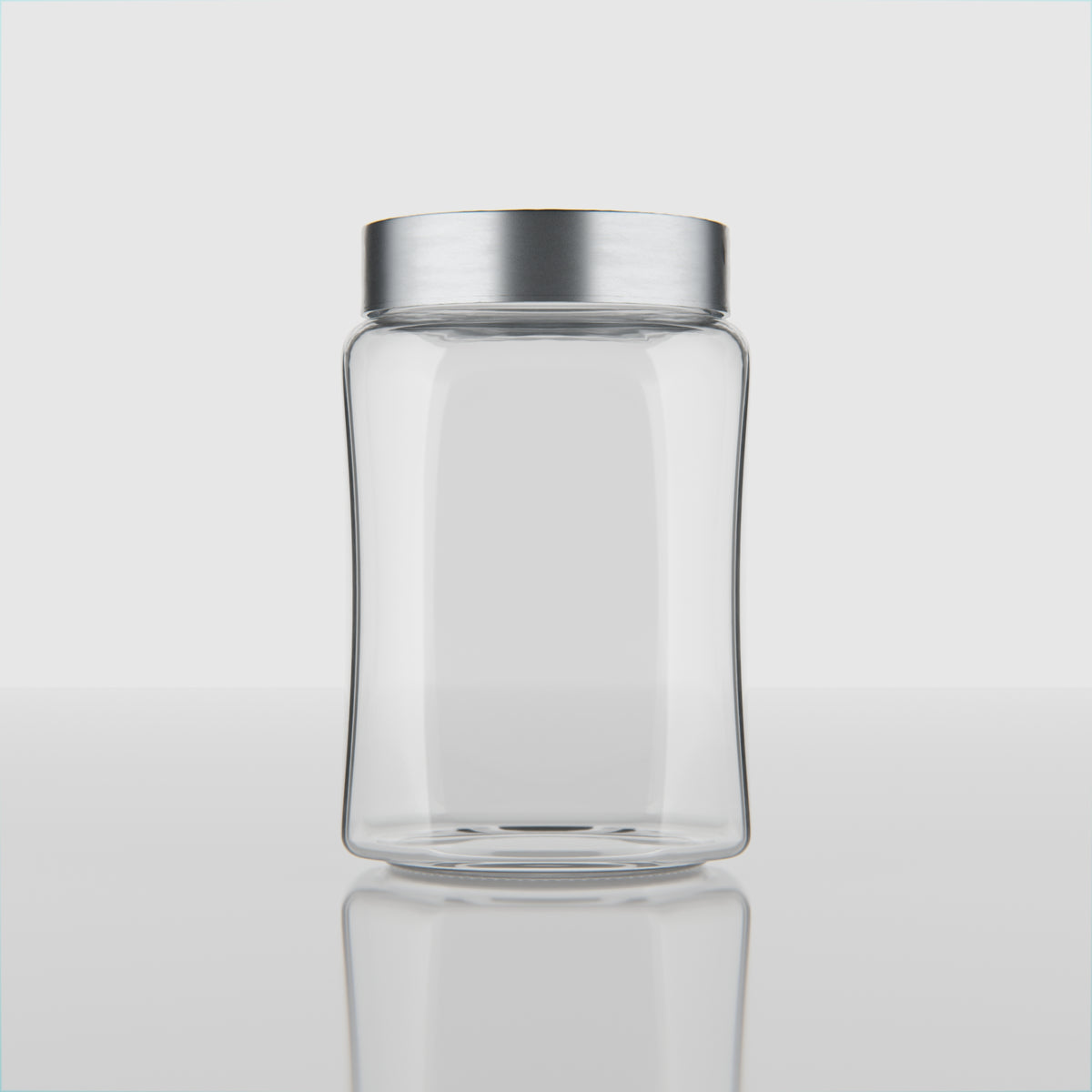 800 ML Glass Storage Jar with Stainless Steel Lid