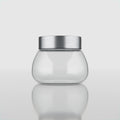 300 ML Oval Glass Jar with Steel Lid