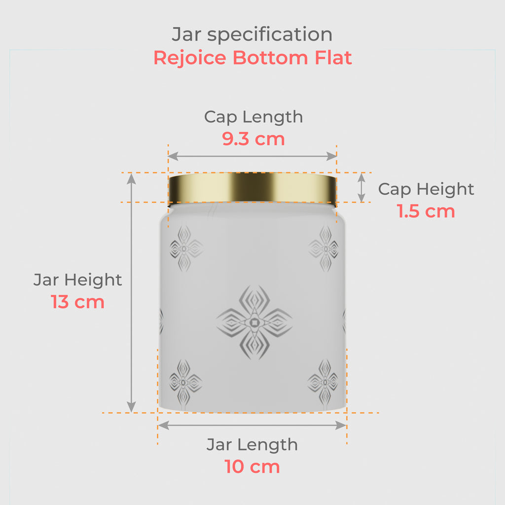 770 ML Rejoice White Gloria Jar