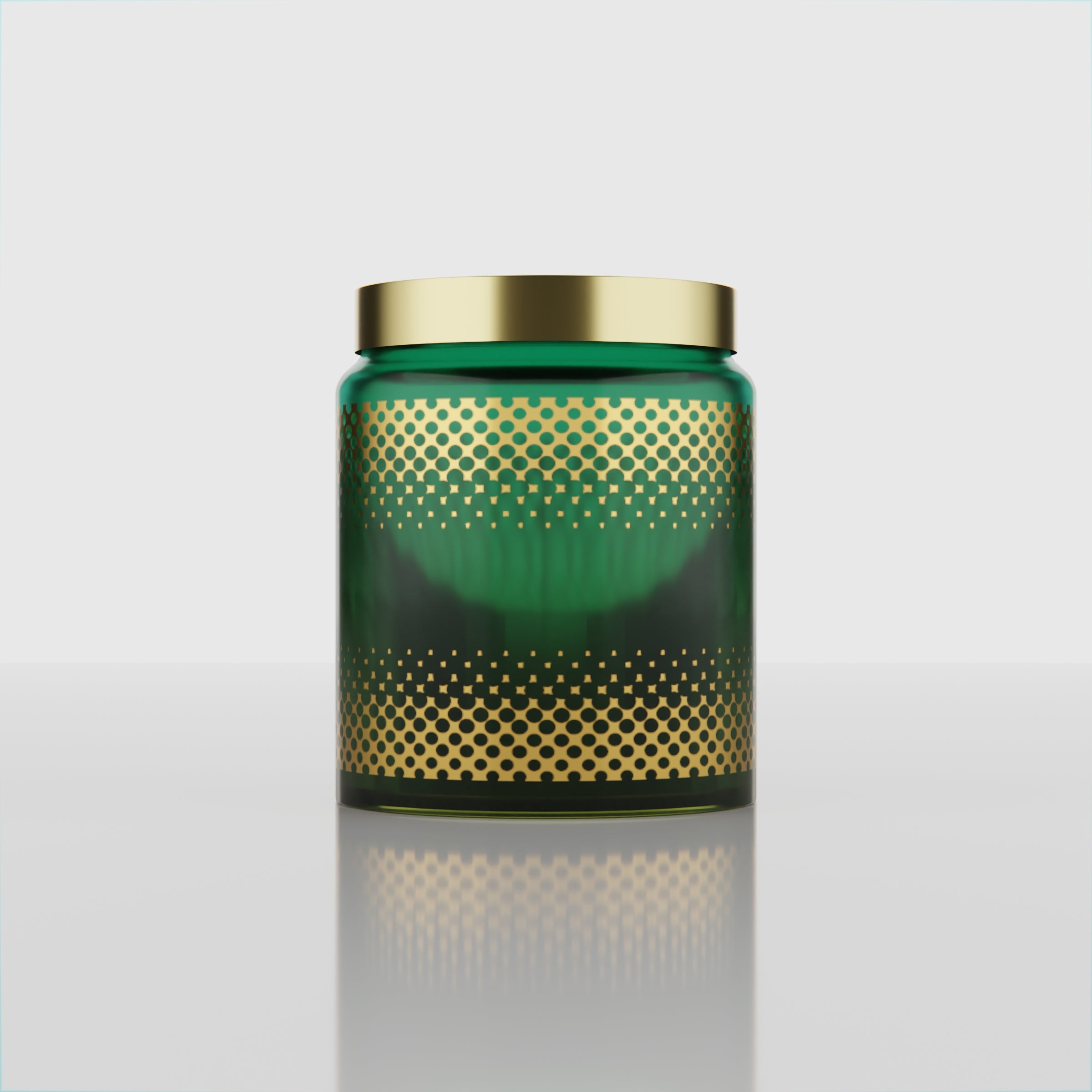 770 ML Rejoice Top Green Yellow Bottom Jar