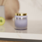 770 ML Rejoice Top Purple Clear Bottom Dot Jar