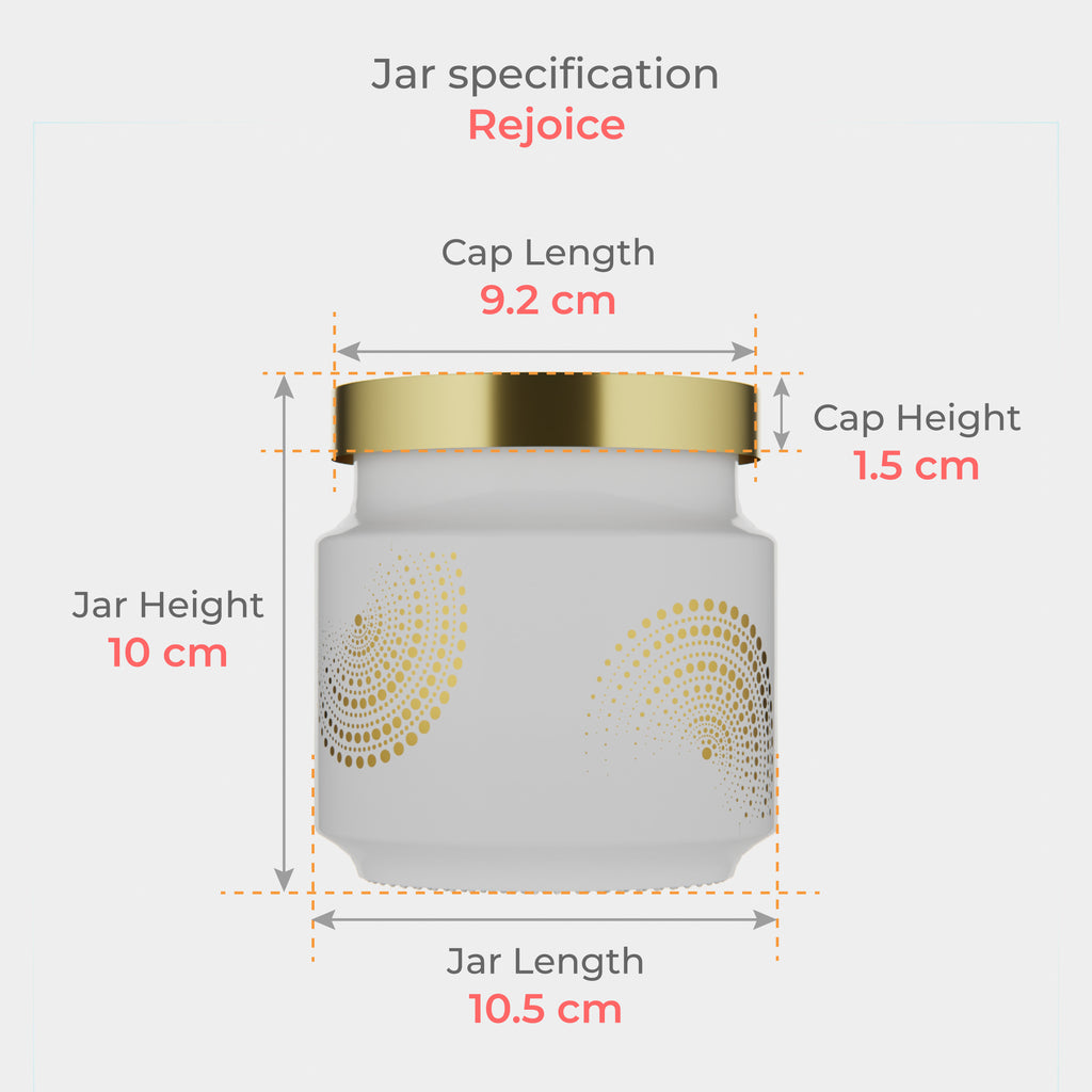 600 ML Rejoice White HV Pro Jar