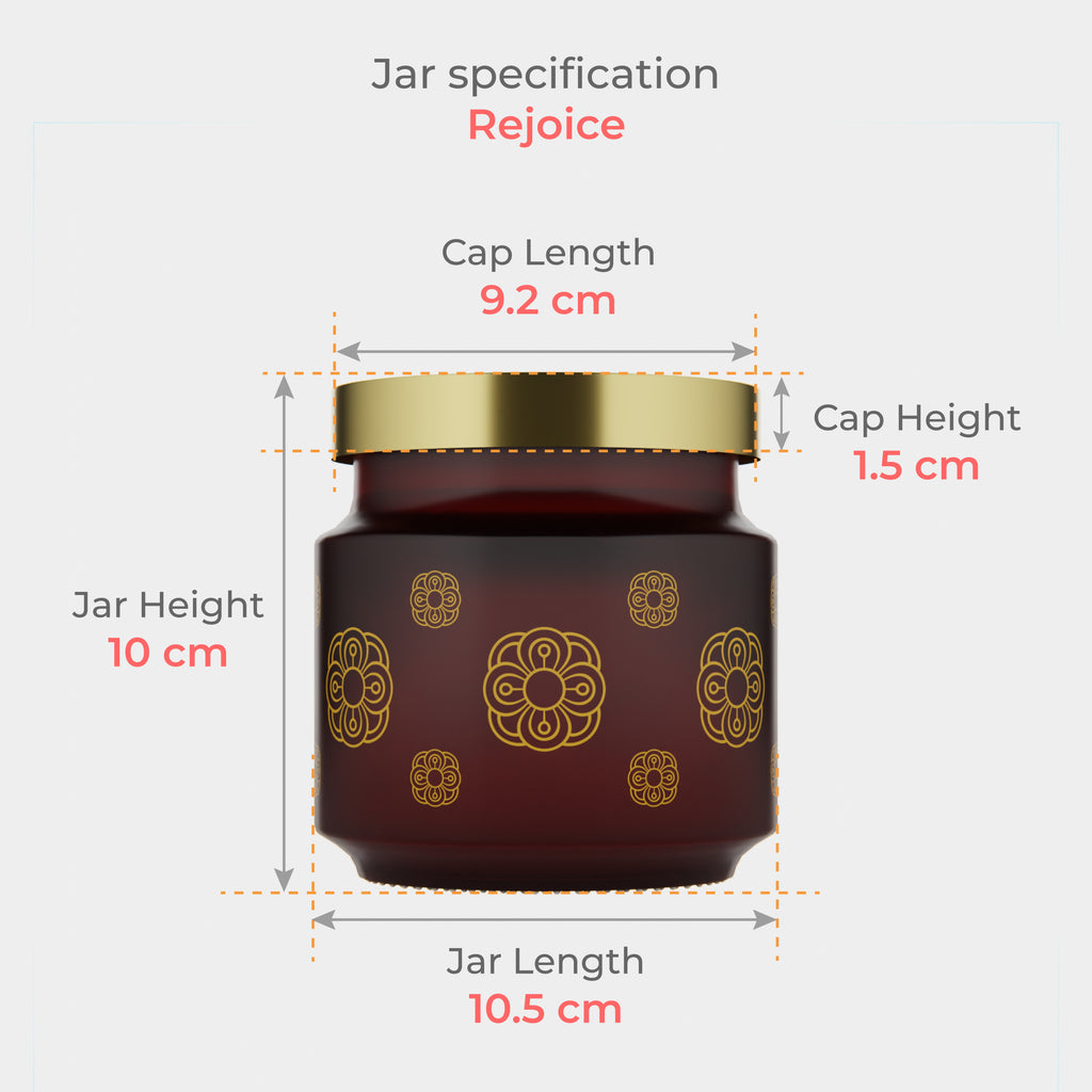 600 ML Rejoice Red Butta Jar